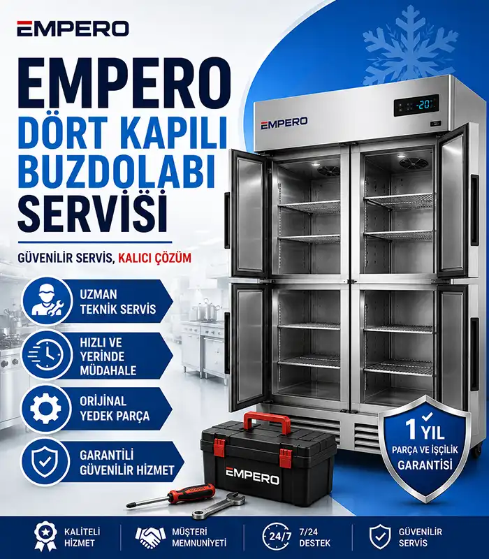 empero dört kapılı buzdolabı servisi